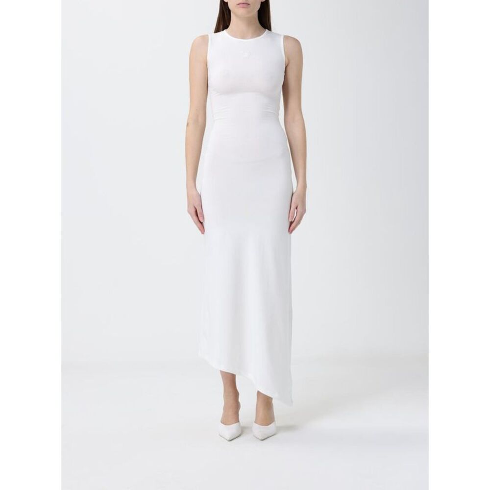 Marine Serre Dress Woman White